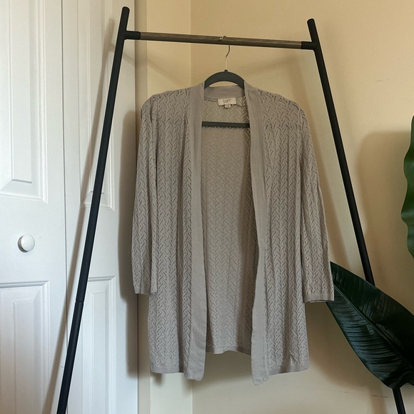 LOFT Sweaters - Loft Outlet Sheer Cardigan